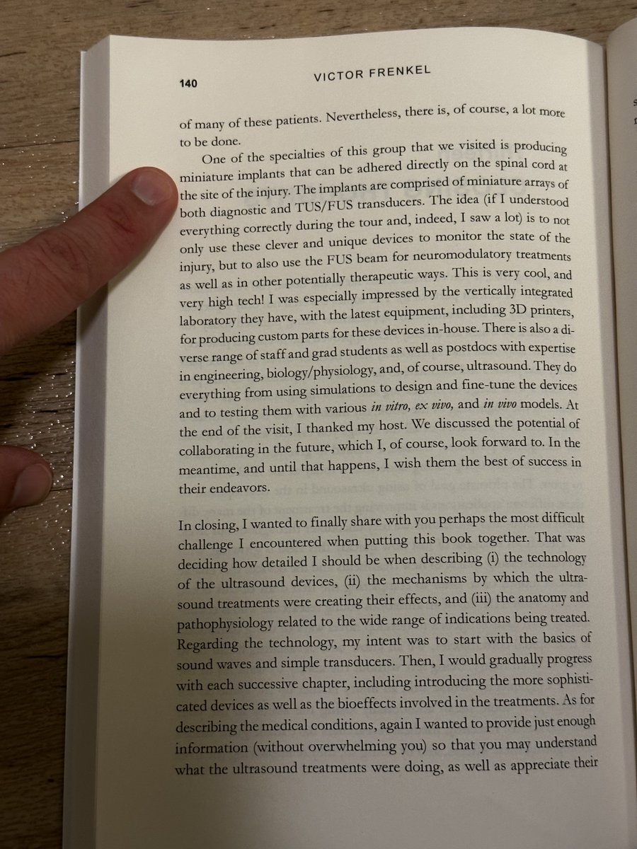 AManbachi's tweet photo. "Beyond Imaging" is a must-read book for those interested in the world of #acoustics and #ultrasound. Thanks for the shout out, Victor Frenkel!
https://t.co/6iCwWWNC0W
@HopkinsNsurg @HopkinsSpine @HopkinsMedicine @HopkinsEngineer @HopkinsBayview @DrNTheodore
#HEPIUS https://t.co/vjVphHSSPn