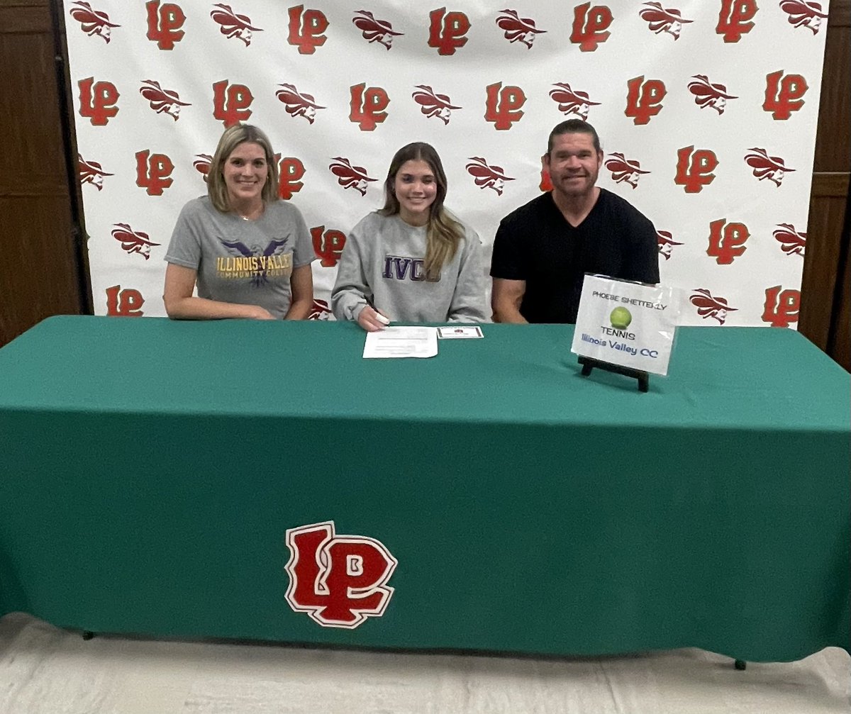 LPHS_Activities's tweet photo. Congratulations to Phoebe Shetterly on her commitment to play tennis at IVCC next year! https://t.co/E8IMagPGlt