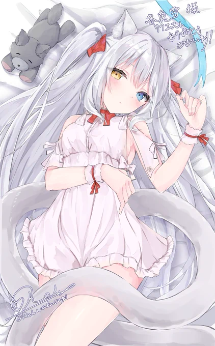 リクエストありがとうございました#Skeb #みて雪だよ 