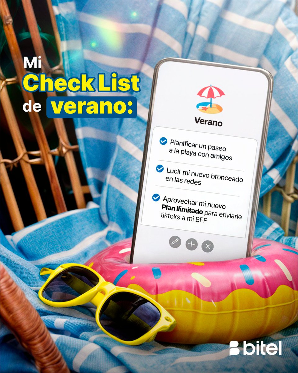 bitelperu's tweet photo. Y tú, ¿ya tienes planes para este verano?🌞
😎 = Obvio
😞 = Aún no
✅ Adquiere tu Plan Ilimitado: https://t.co/rvymihJIti
#Bitel #BitelTeDaMás #Verano #CheckList https://t.co/ABy8ABIy1T