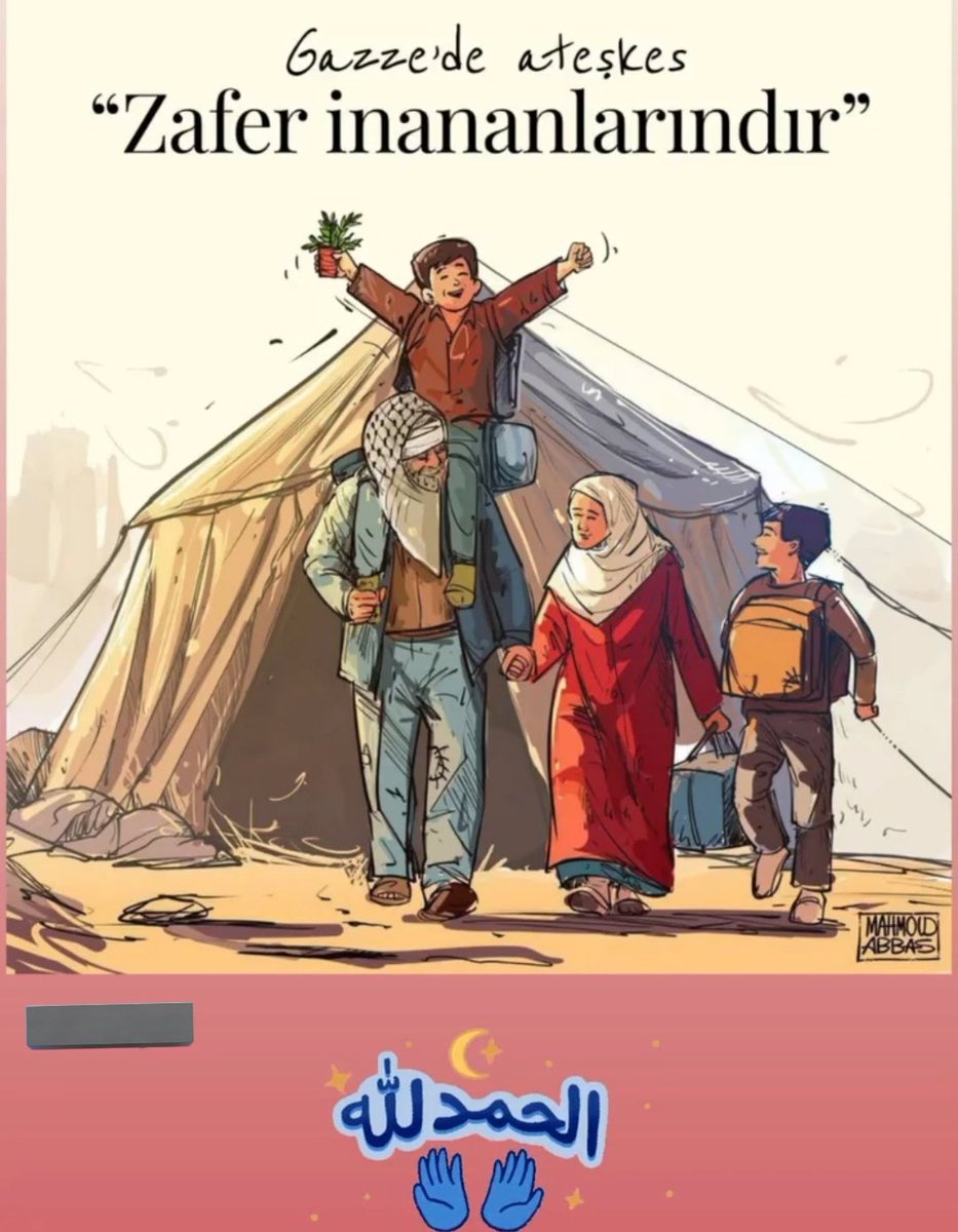 Gazze'de ateşkes! Zafer inananlarındır...🕊
#GazzedeZafer