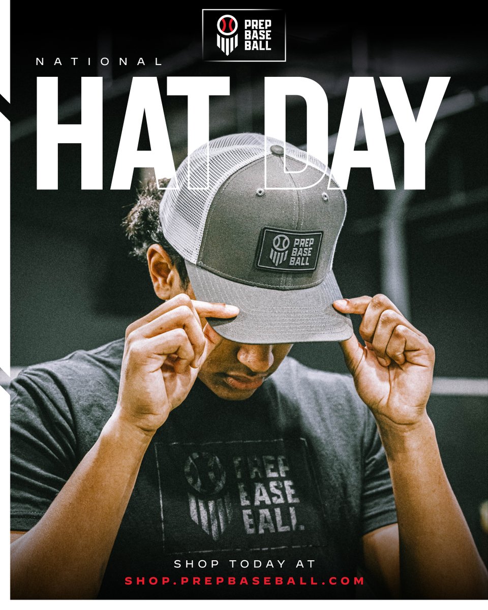 As if you needed anymore of a reason to get a fresh new Prep Baseball hat to rock this spring, today is 𝙉𝘼𝙏𝙄𝙊𝙉𝘼𝙇 𝙃𝘼𝙏 𝘿𝘼𝙔‼️

click the link below to shop our entire inventory of 🔥 headwear &amp; celebrate the day accordingly 🤠

🔗: loom.ly/a4iYnuM |