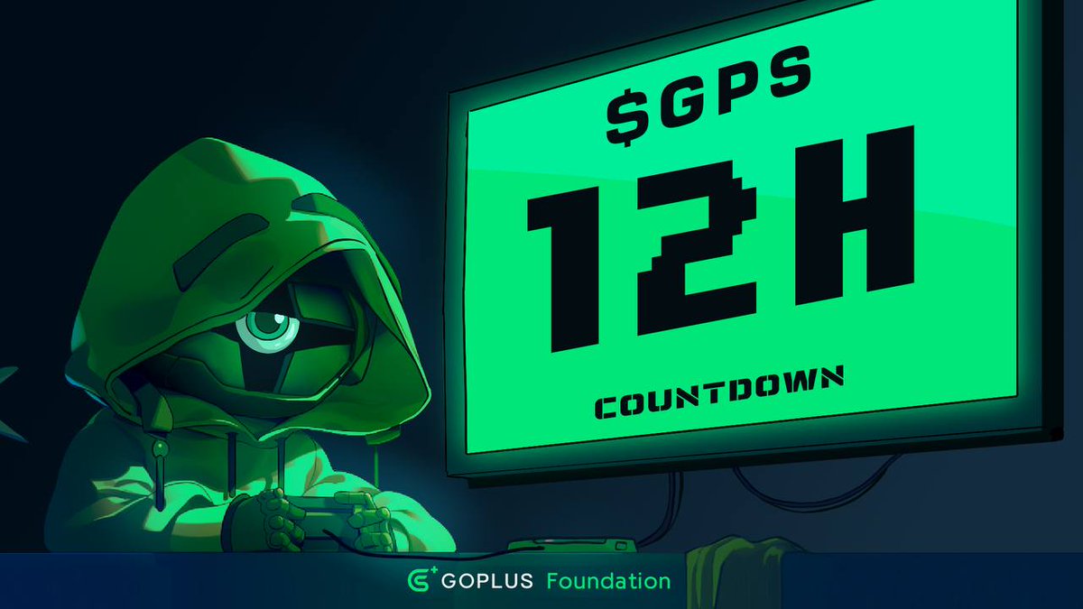 GoPlusFdn's tweet photo. << $GPS CEX LAUNCH >>

Time Remaining: