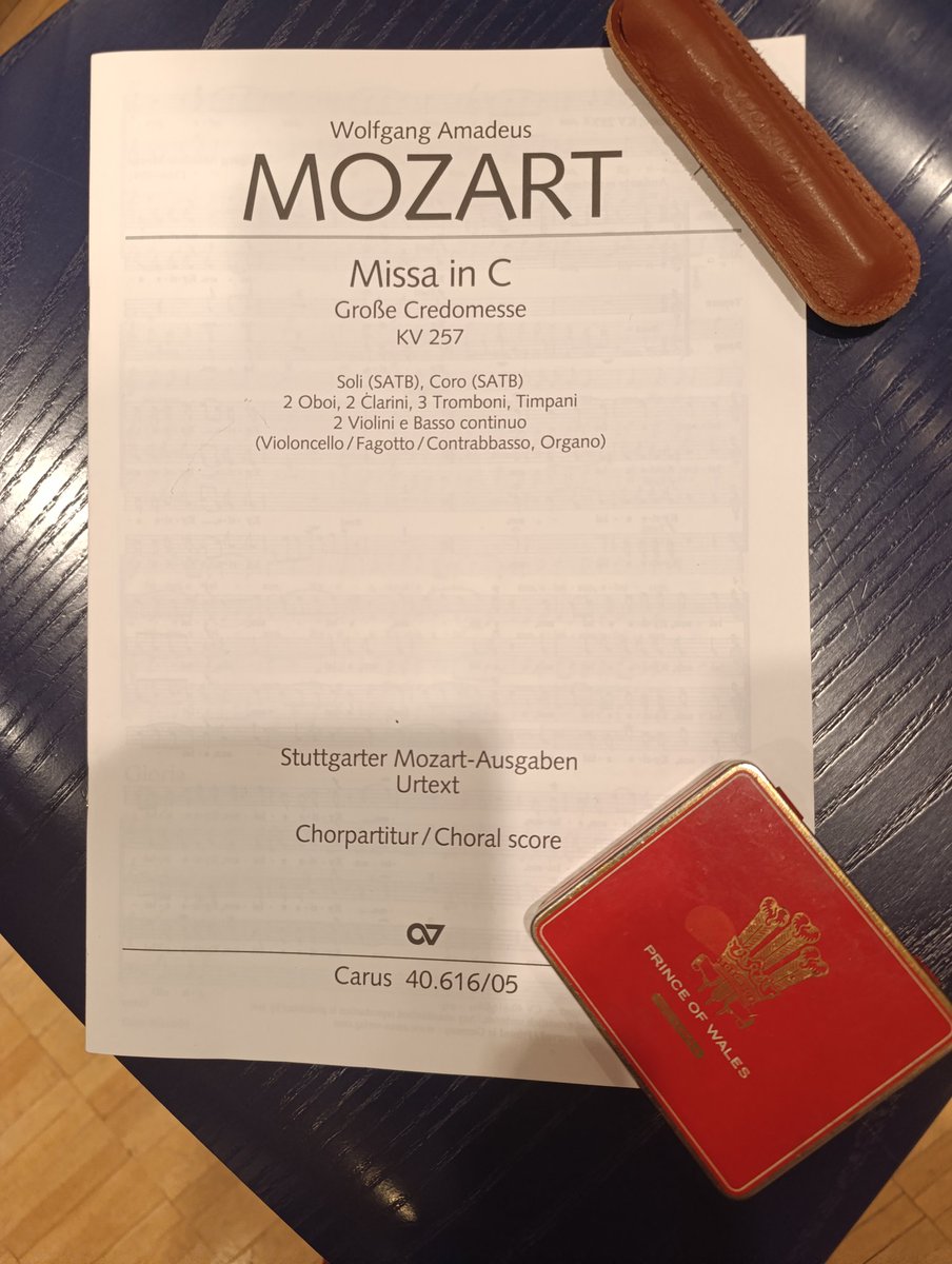rautenklause's tweet photo. Bald ist #Ostern - erste #Chorprobe nach Weihnachten und jetzt steht es fest: wir singen #Mozart, die "große Credomesse"
#Kirchenchor https://t.co/bfTgnShsVi