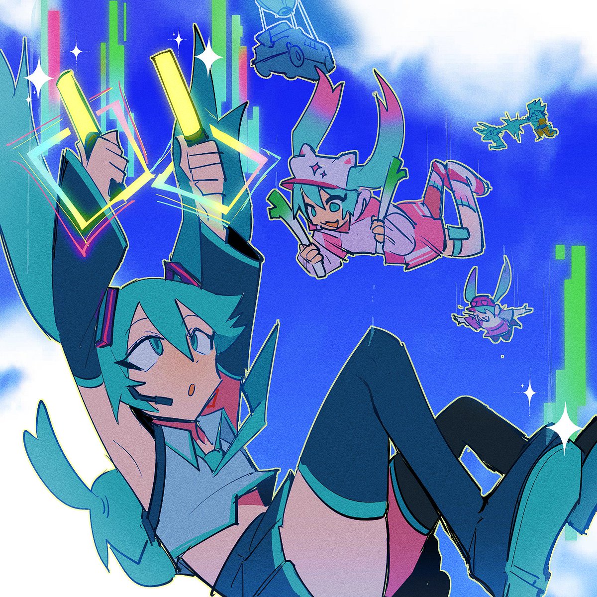 koginaki's tweet image. where miku droppin