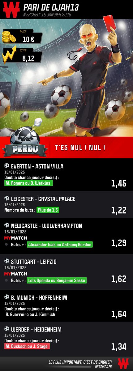 Jah139's tweet photo. ⁦@WinamaxSport⁩ merci de corriger svp https://t.co/ZK6Lb95rBi