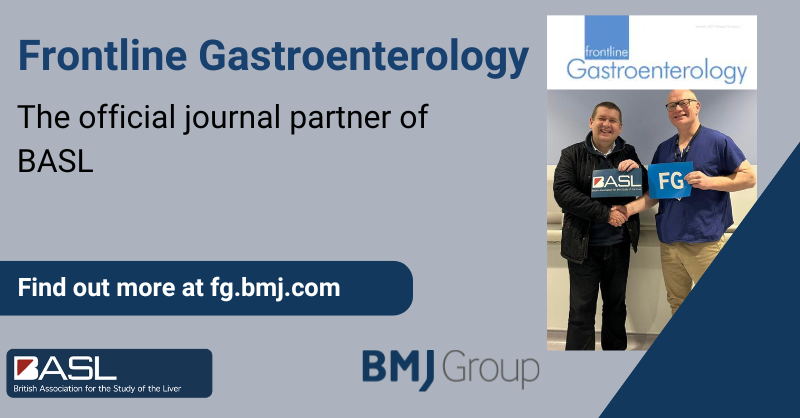 FrontGastro_BMJ's tweet photo. We are delighted to announce that Frontline Gastroenterology (FG) is now the official journal partner of the British Association for Study of Liver Disease (BASL, @basl_events)

Our Editor in chief @PhilSmithIsBack is pictured with BASL President Dr Tim Cross @ClinicLiver to mark the official affiliation 

Read the full statements here via:

https://t.co/cS394gN4w9

https://t.co/Xip7xDmIfD

#LiverDisease @BAPENUK @BSPGHAN @BritSocGastro @acv69cardenas @DrLChina @GeriKeane @jamesbmaurice @drobeirne @NEndoscopy @DunnePdj @sheiybani @Gut_BMJ @BMJOpen_Gastro @BASLedu