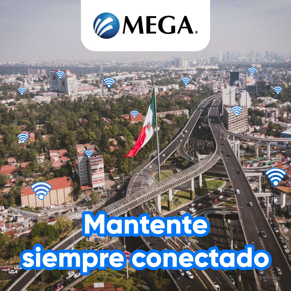 Megacable's tweet photo. Conéctate sin límites con MEGA. 🌐
Disfruta de WiFi gratuito en más de 15,000 puntos de conexión en todo México: parques, plazas, centros comerciales y mucho más. 🏞️📡

¡La conectividad está donde tú estás!

#MEGAWiFi #ConectamosTuVida 📲 https://t.co/xxuneJb2Di