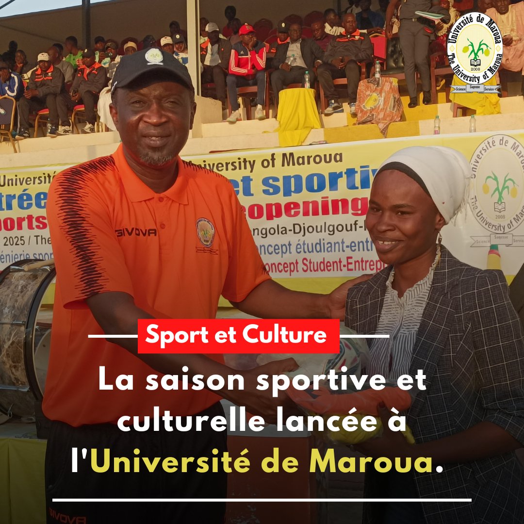 La rentrée sportive et culturelle démarre !
<a href="/idrissoualioum/">Pr Idrissou Alioum</a> 
<a href="/MinesupCmr/">MINESUP Cmr-Officiel</a>