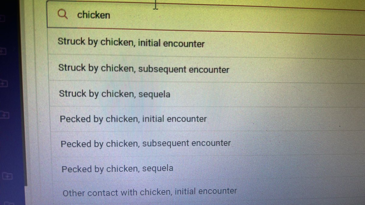 daryajrh's tweet photo. I meant chickenpox but okay icd-10?? https://t.co/KWp91q9cdV