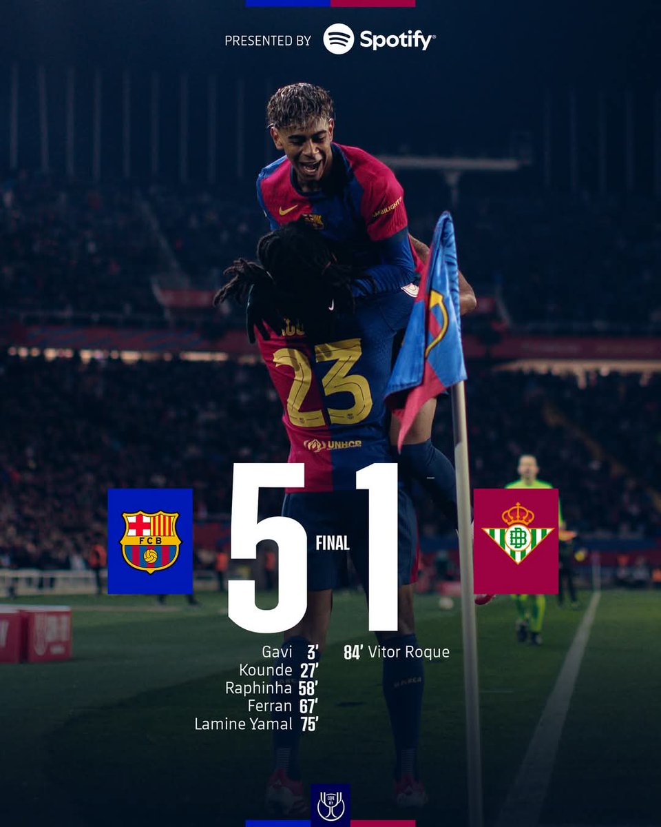 TonyJavier1990's tweet photo. 5-1 🖐🔵🔴🔵🔴🖐

Demasiado equipo para España! 

Solidaridad para el Celta que mañana se enfrenta a la mafia!
@fcbarcelona_br @FCBarcelona @Barca @RCCelta https://t.co/8q5c5o3PHv
