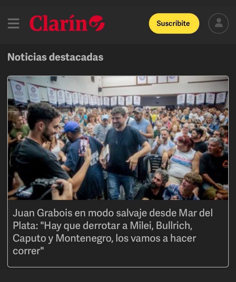 Juan Grabois tweet media
