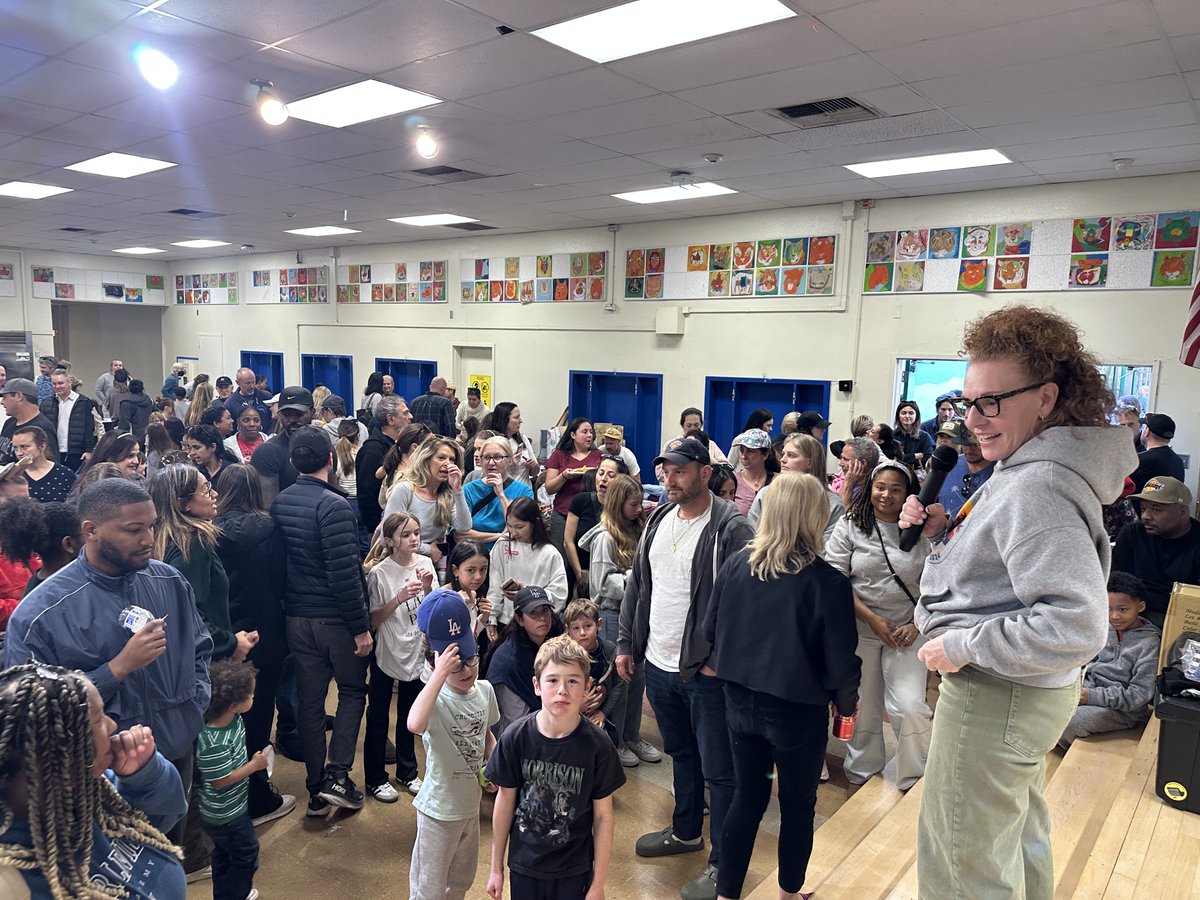 One week after two of our schools were damaged in the Palisades Fire, I welcomed families to their new, temporary sites on nearby campuses. I'm so grateful to everyone who made it possible for <a href="/marquez_charter/">Marquez Charter Elementary School</a> <a href="/palidolphins/">palidolphins</a> to stay together and begin to heal from this trauma.🙏