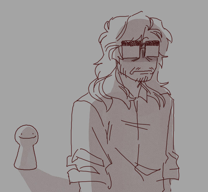 「please god someone get this dude out of 」|ANDY!!! is trying his bestのイラスト