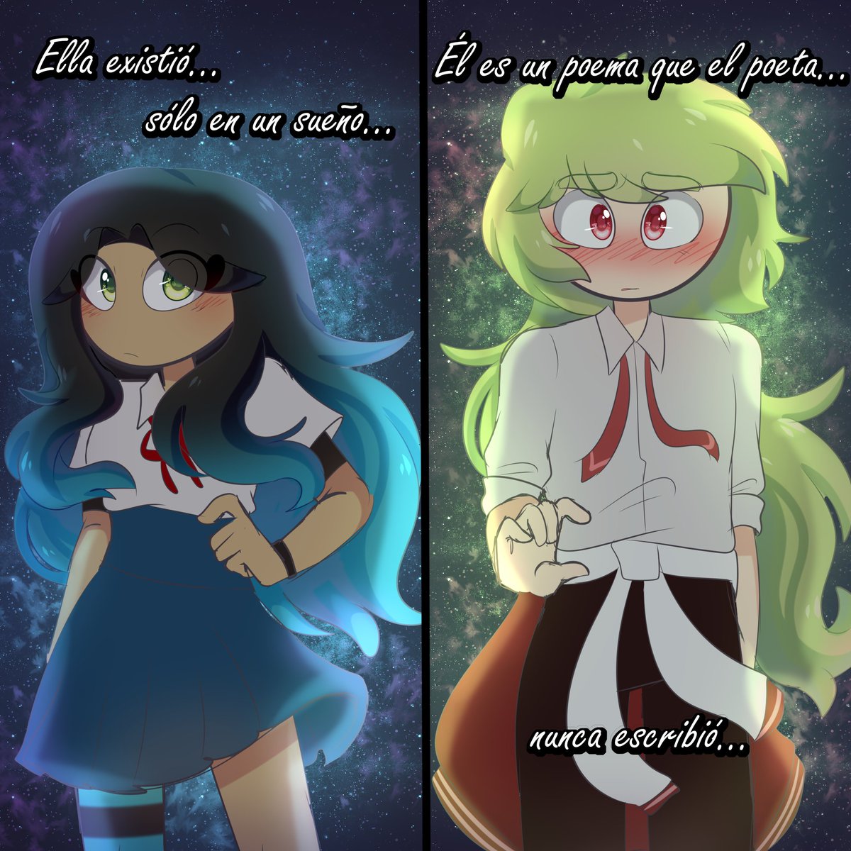 Aiticita's tweet photo. Y en la eternidad los dos... unieron sus almas para darle vida... a esta triste canciรณn de amor... ๐๐ฉต
#FHS #fnafhs #HDFHS #HDFNAFHS #hdfhs #hdfnafhs #fhsz3r0 #fhsgen2 #HijosDeFHS #KxC https://t.co/VXNE7PYUo1