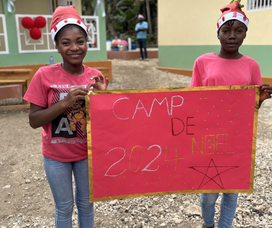 🎉 During the holidays, our year-end camp in #Haiti provided over 70 young people with a space to learn, have fun, and relax in a region where entertainment opportunities are few and far between.

👉🏾 bit.ly/3C05SFH