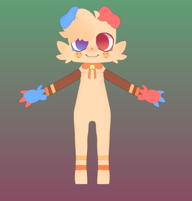 AureleianError's tweet image. My stupid ahh goob, ears not made by me! #vrchatavatar #dandysworld #dandysworldgoob #goob #modeling
