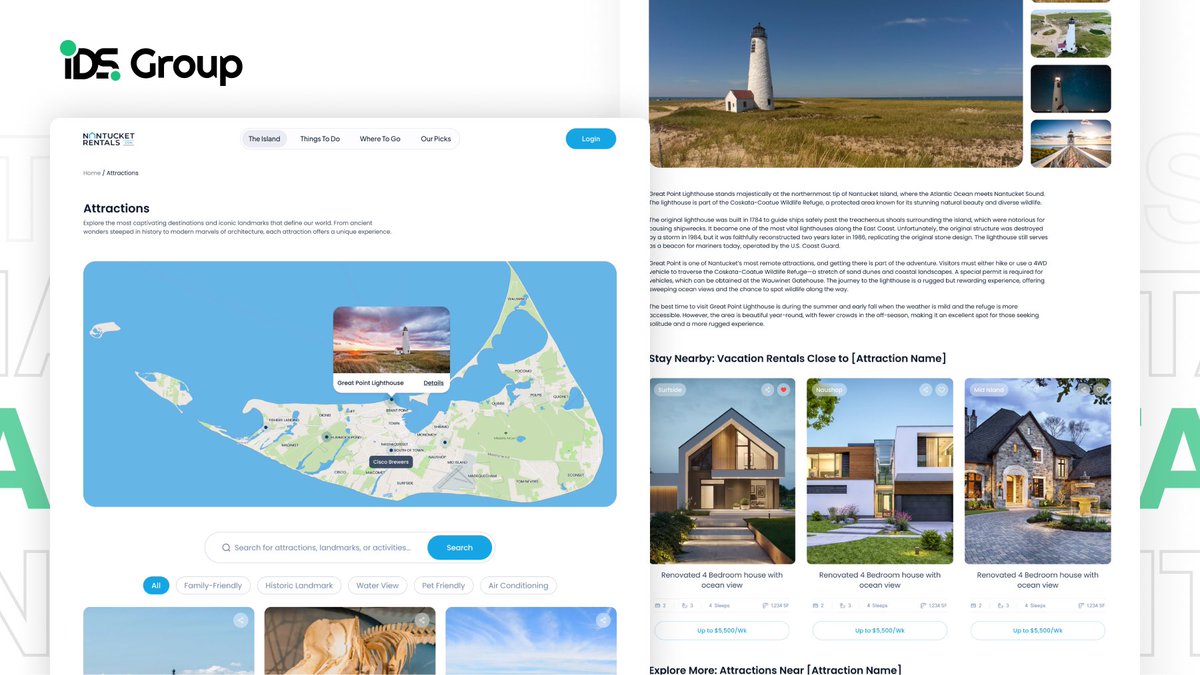 ITDevStaff's tweet image. Nantucket Rentals wanted a website as stunning as their vacation homes 💫

We developed a custom WordPress theme that fits naturally with their existing pages