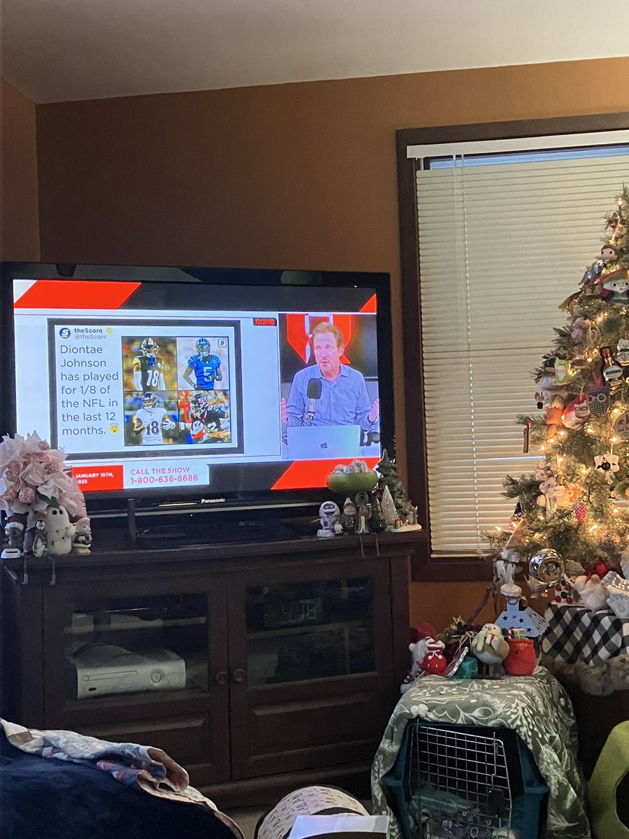 mattintitletown's tweet photo. @jimrome making the most of losing your show during my work hours.  And I know, gotta get the Christmas tree down someday soon. #jimromeonx https://t.co/4wHPwHZnTU