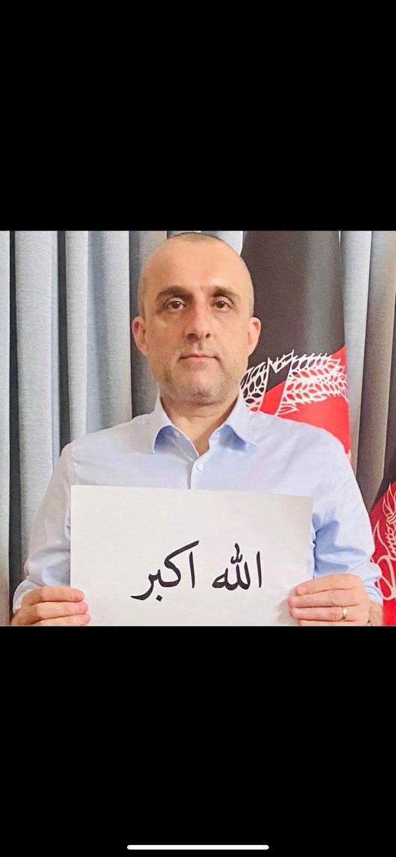 جناب امرالله صالح خان یو وطنپرست شخصیت‌دی انشاالله ورحمن دده په برکت به مو‌ وطن ددی تیاره ورځو خلاصیږی