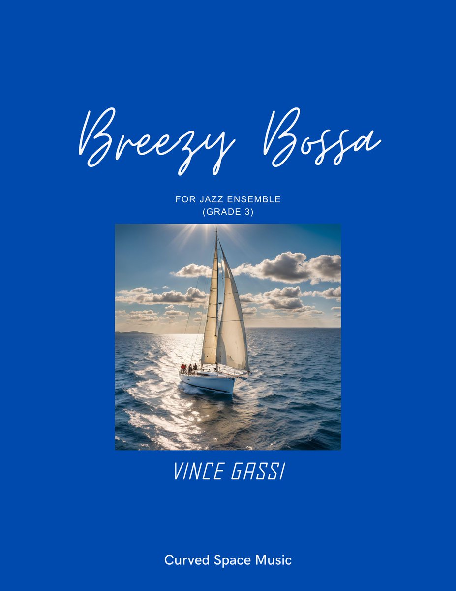 VinceGassi's tweet photo. #2 - Feel the spray in your face and the wind in your hair as this Breezy Bossa transports your audiences to warmer climes. Catchy themes and gentle rhythms will wash over you with harmonies that are shifting yet smooth.
<https://t.co/MDnVbuOs9g>] https://t.co/tE0mwnDmgh