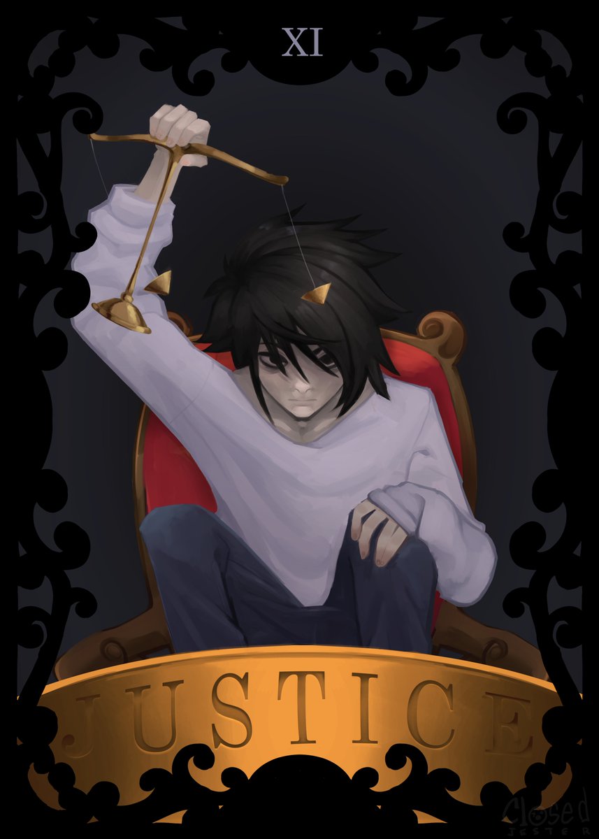 ClosedJester's tweet photo. It's him. #DEATHNOTE https://t.co/WSu9p6i4x2