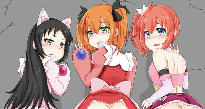 skebでリクエスト貰った3人
久しぶりのセンシティブは描いてて楽しかった
下まで映ってるのは叡智垢の方にあげま 