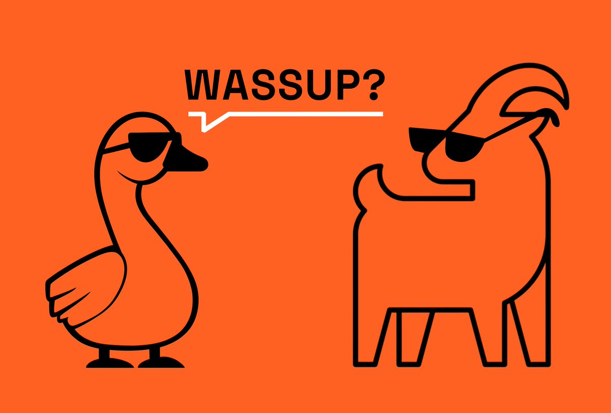 🪿<>🐐
Goat meets Goose
Game respects Game
Gooses ❤️<a href="/GoatIndexAI/">GoatIndex.ai | Data Layer For Solana AI</a> 

<a href="/MeteoraAG/">Meteora</a> #LPArmy ready to support!