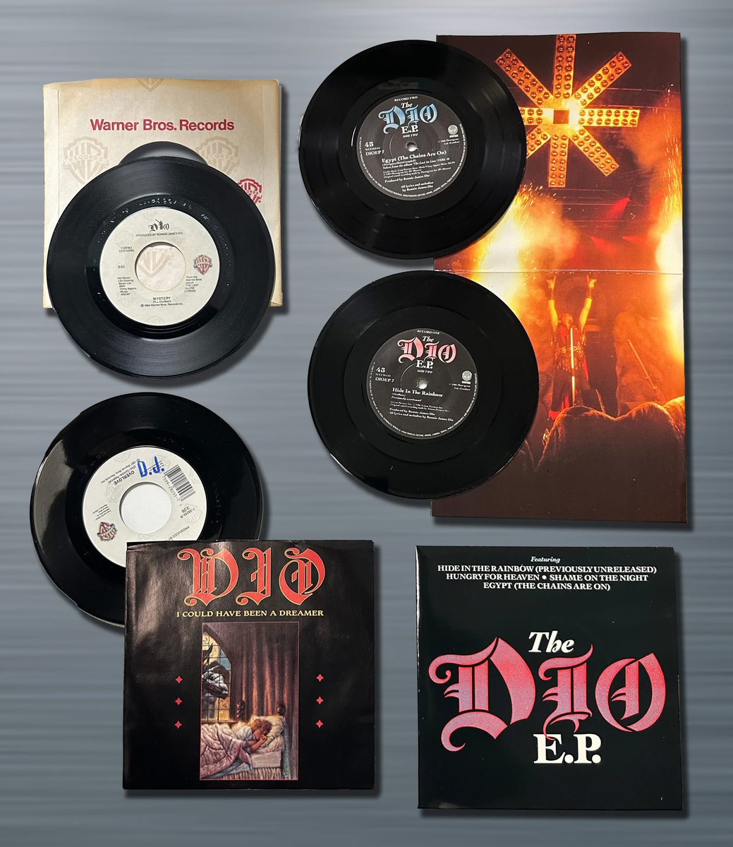 Rare VINYL Alert!  Here are some rare 7” vinyl copies that were never sold. These are ’new’ copies that have been in storage for 40 years. Very limited numbers, if you don’t see these in our online-store, that means they have already sold out. Shop here: officialronniejamesdiowebstore.com