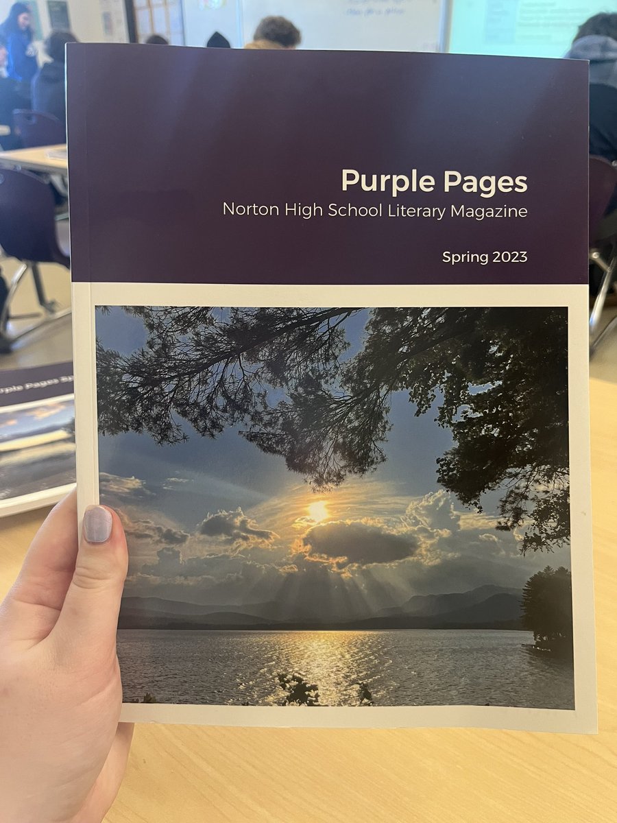 Please share the link for the Purple Pages fundraiser! We have two more weeks to raise the funds to publish this year’s student literary magazine at Norton High School!📝 
donorbox.org/purple-pages-m…
