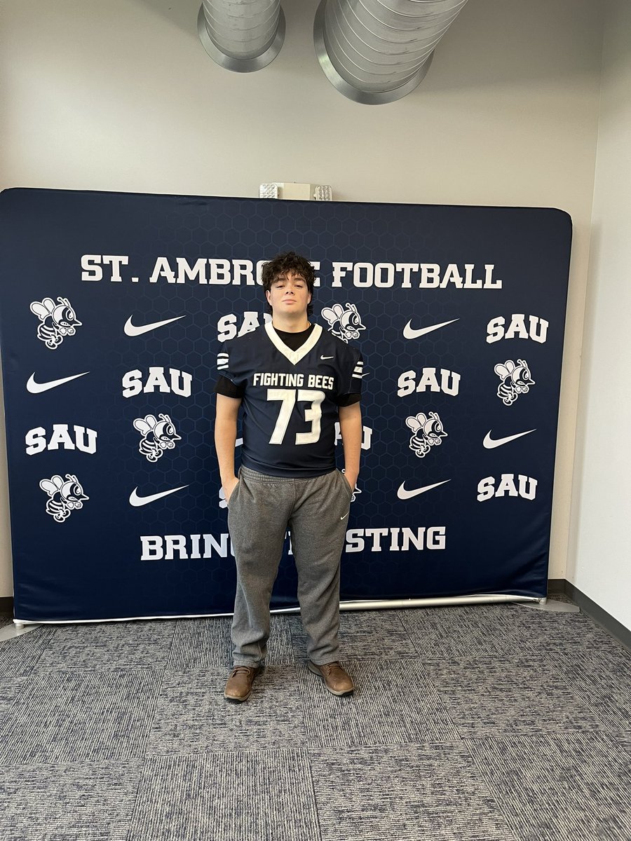 I am grateful to announce that after a conversation with <a href="/FillippSAU/">Vince Fillipp</a> I have officially received my 4th scholarship offer to  Saint Ambrose University!@FightingBeesFB <a href="/Hersey_Football/">Hersey Football</a> <a href="/HerseyWrestling/">Hersey Wrestling</a> <a href="/criles76/">Chris Riley</a> <a href="/yemiuno/">Yemi</a>
