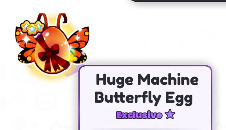 🥚 Huge butterfly egg (190m+ Rap)

How to enter:  

❤️Follow <a href="/RbSpikey/">Spikey</a>
👍Like 
🔁Repost
🗨️Comment your user  

Ends in 3 - 4 days  

Good luck!🍀