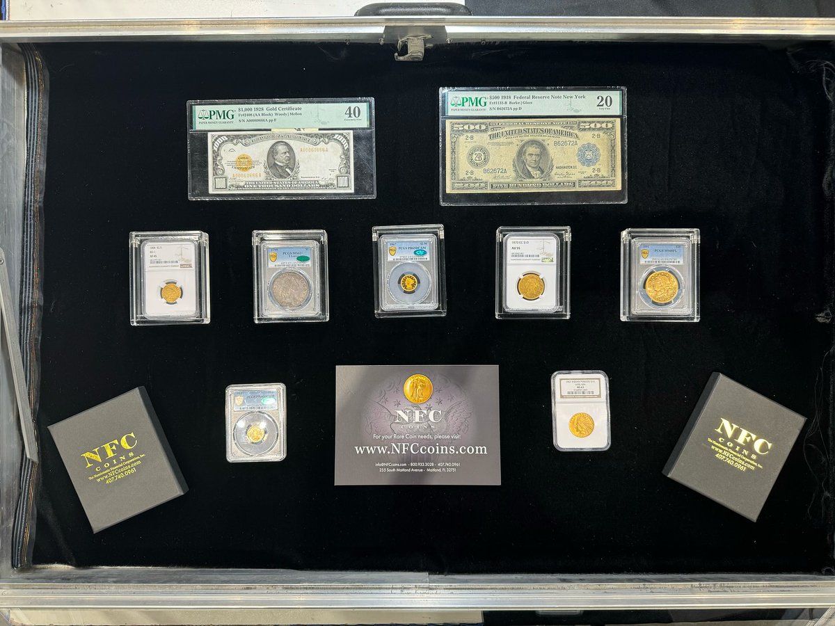 nfccoins's tweet photo. What a FUN show 🪙
#TNFC #floridanumismatics #thefuncoinshow https://t.co/Gn20yTS22q