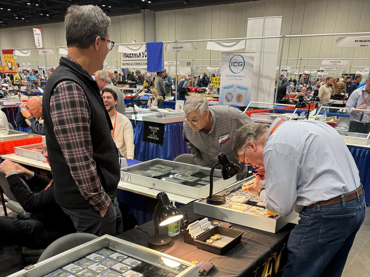 nfccoins's tweet photo. What a FUN show 🪙
#TNFC #floridanumismatics #thefuncoinshow https://t.co/Gn20yTS22q
