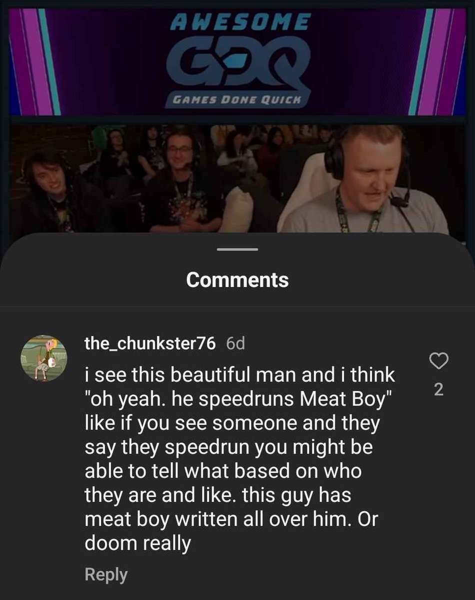 shredberg's tweet image. the_chunkster76 may be onto something here. It's undeniable that I look like someone that speedruns Super Meat Boy.