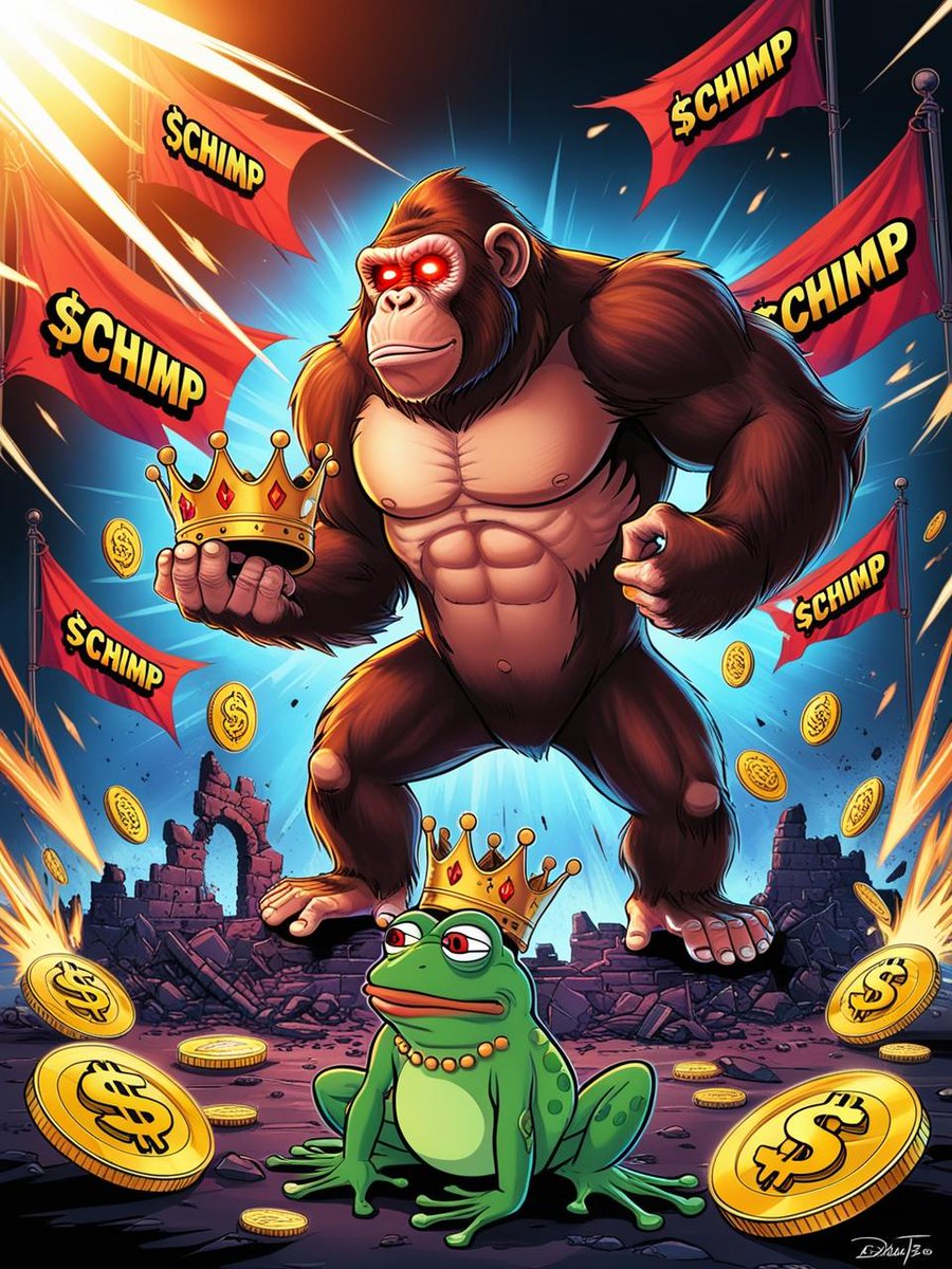 chillchimp_meme's tweet photo. 🚀💥 The Dawn of a new era in memes is here! $CHIMP is not just a token, it’s a movement. The #pepecoin Killer has arrived, ready to dominate the meme coin space. 🦧🔥

Prepare to ride the wave to the $1B market cap 💰
Join the #Chimptroop now  🌎🐒

#ChillChimp #pepe https://t.co/ZRkh8vQLnF