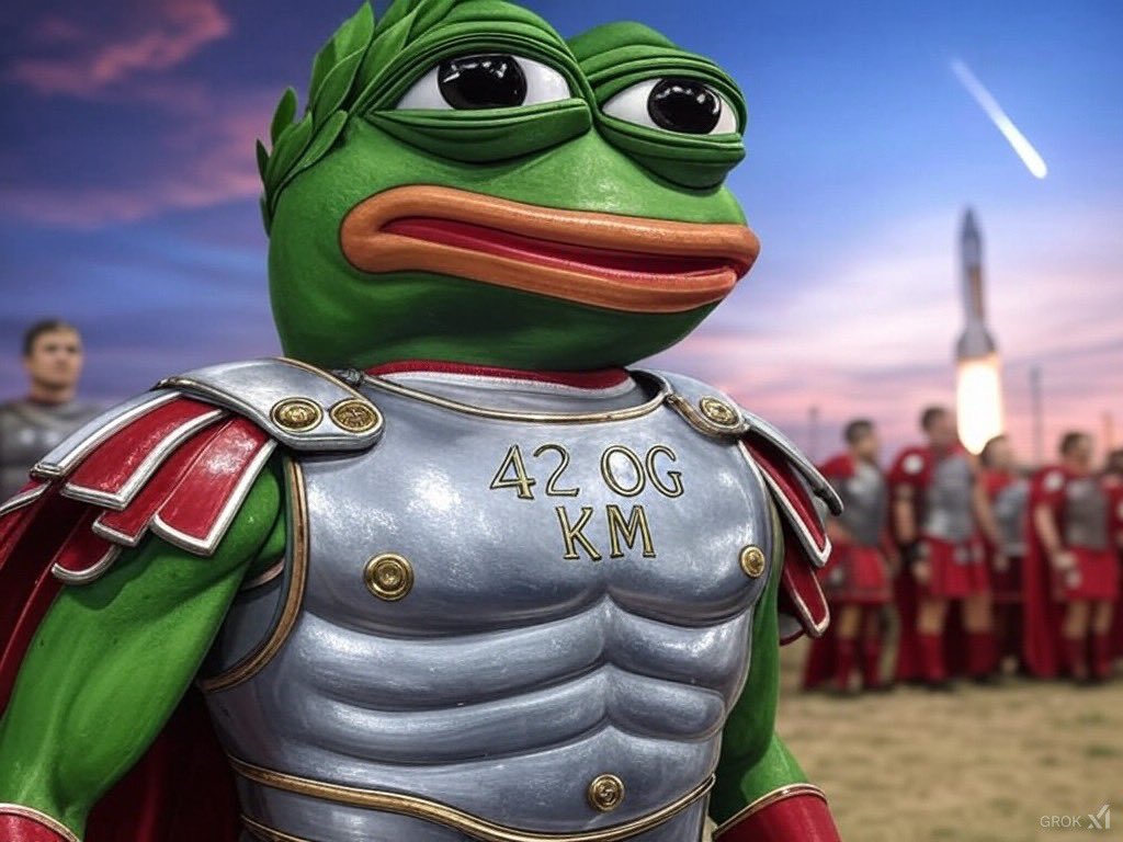 l0r15al0's tweet photo. @barkmeta @barkmeta the biggest wave is coming and it has a name @Kekius_Maximus the OG and he will totally flip the fakes , has already proven it. 

the community is unstoppable! ❤️

KM 42
🐸⏳🚀

FThrNpdic79XRV6i9aCWQ2UTp7oRQuCXAgUWtZR2cs42 https://t.co/4BhdUK4pLL