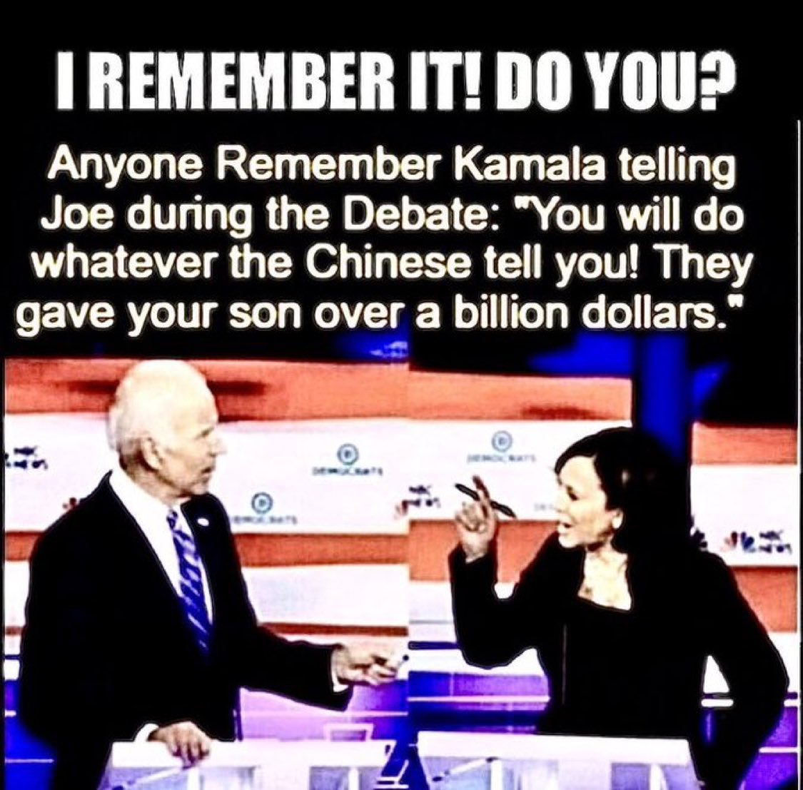 bfraser747's tweet photo. Remember when Kamala accused Joe of being influenced by China during the debate? Could this be a sign of deeper political corruption? #ConservativeView #PoliticalDebate https://t.co/JY0Q8XBkPL