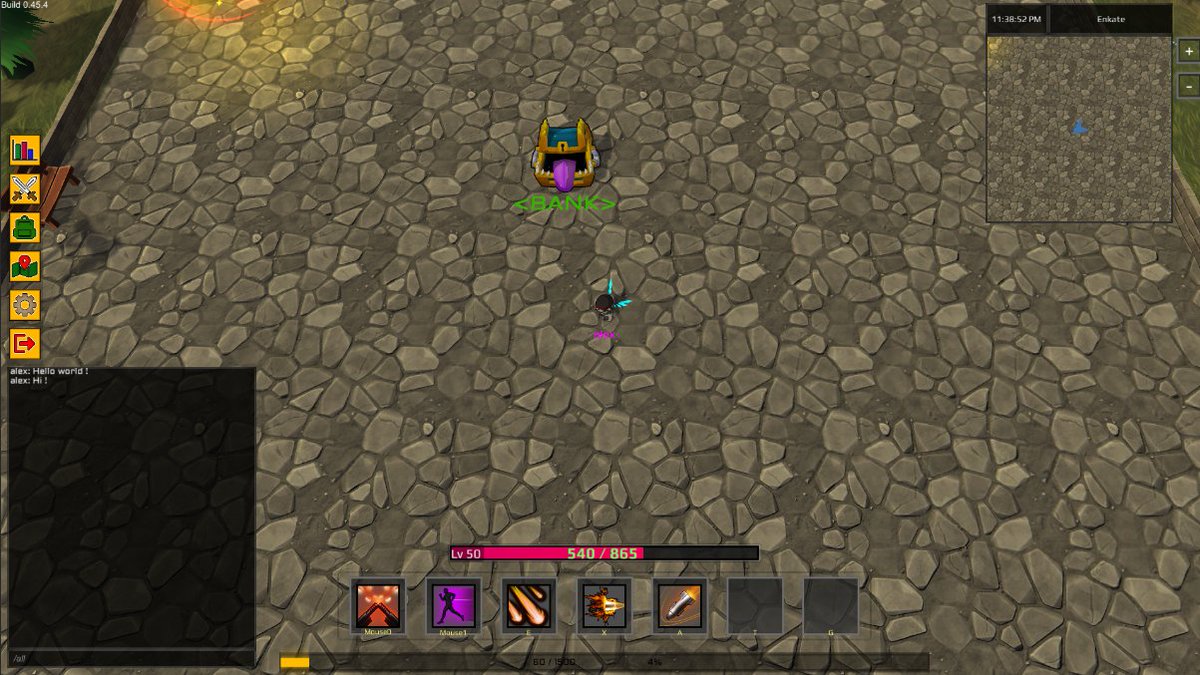 playenkate's tweet photo. 🚀 Excited to announce Enkate v0.45.4 is here! 🎉
🔧 Bug Fixes:
Resolved an issue with chat usability.
Fixed delayed message display in the chat.
Upgrade now for a smoother chat experience!
#indiegame #indiedev #unity3d #enkate #actionrpg #onlinerpg #mmorpg #madewithunity https://t.co/NoFAqFmQDi