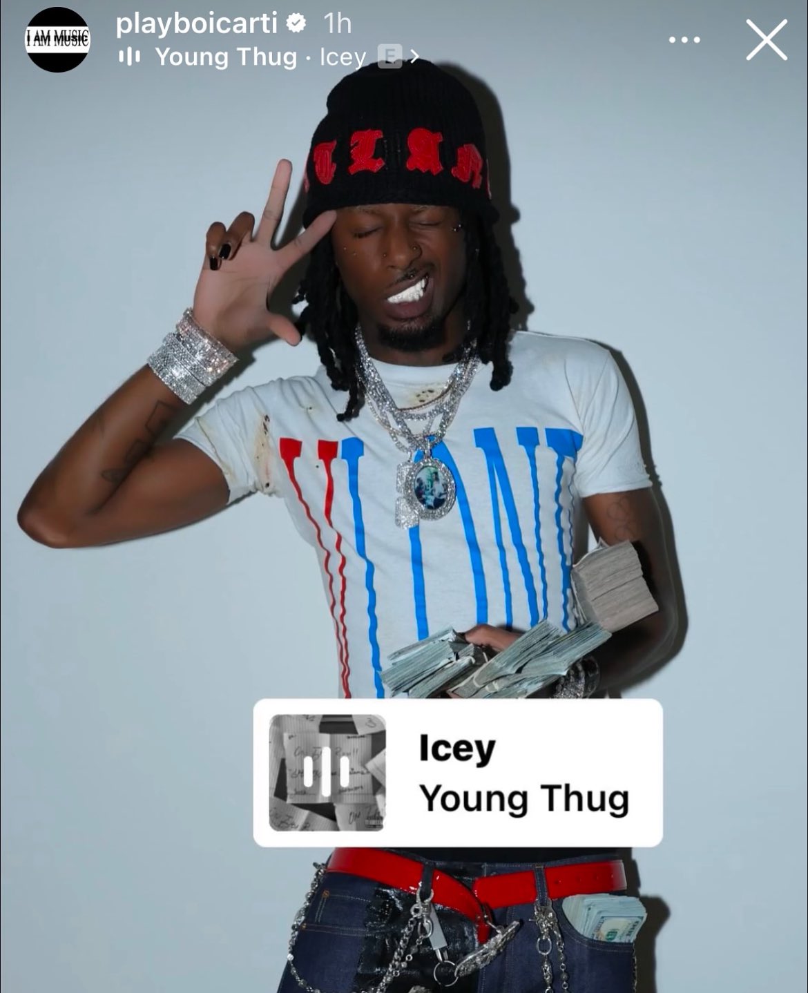playboi carti 着用 annna bolina x ドゥーラグセット Ovrnundr on X: 
