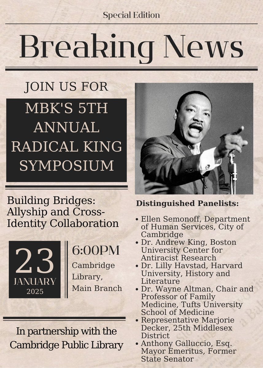 Join us for a powerful panel discussion on Dr. King's enduring vision of authentic allyship and bold action. Distinguished guests explore how his principles of shared humanity and active change-making remain vital in today's ongoing fight for equity and access.