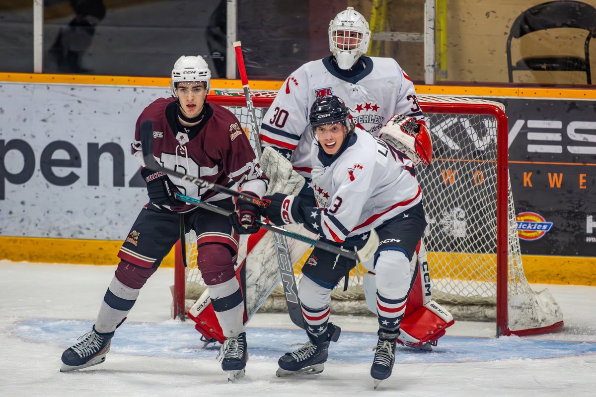 Former U18AA Crusader teammates Connor Shymoniak and Nathan Laforge were seen playing against one another in a KIJHL game between Revelstoke and Kimberly earlier this year.