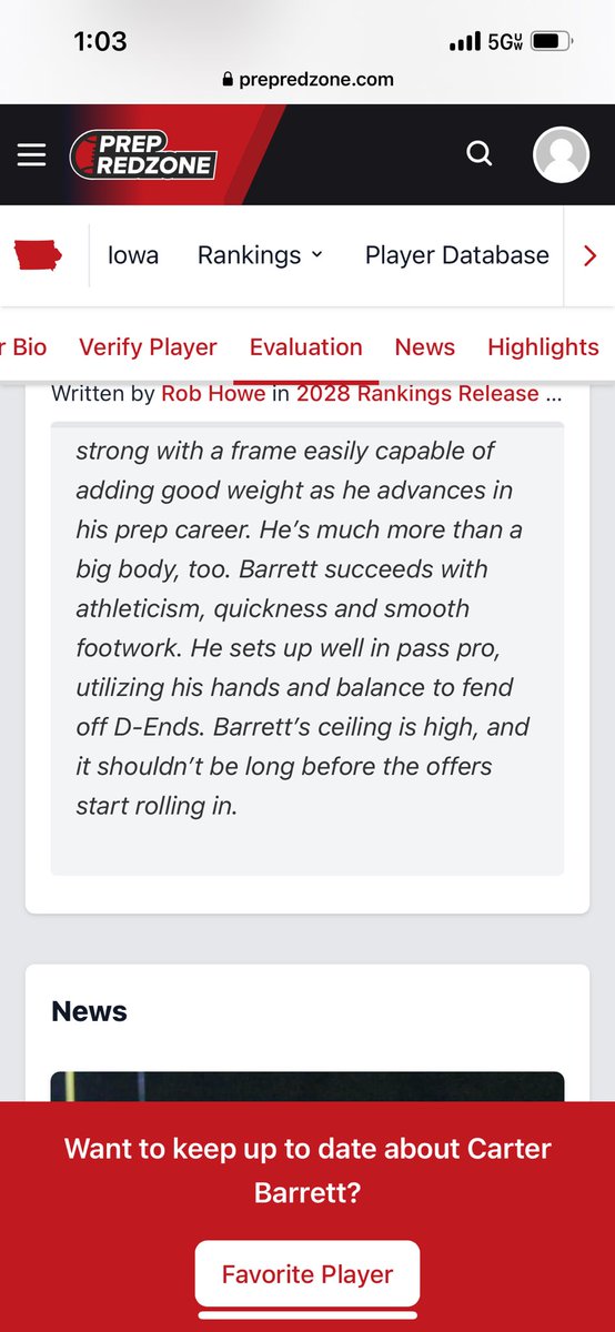Carter Barrett 2028 (@cbarrett005) on Twitter photo Thank you <a href="/PrepRedzoneIA/">Prep Redzone Iowa</a> for ranking me #1 in the class of 2028.<a href="/CoachTWils/">Tom Wilson</a> <a href="/dchsfootball/">Dowling Football</a> <a href="/knightsnclones/">Andy Pollock</a> <a href="/innov8ivebyRyan/">Innovative Athletics Sports Performance</a> <a href="/TheStrengthU/">JC Moreau</a> Thank you <a href="/PrepRedzoneIA/">Prep Redzone Iowa</a> for ranking me #1 in the class of 2028.<a href="/CoachTWils/">Tom Wilson</a> <a href="/dchsfootball/">Dowling Football</a> <a href="/knightsnclones/">Andy Pollock</a> <a href="/innov8ivebyRyan/">Innovative Athletics Sports Performance</a> <a href="/TheStrengthU/">JC Moreau</a>