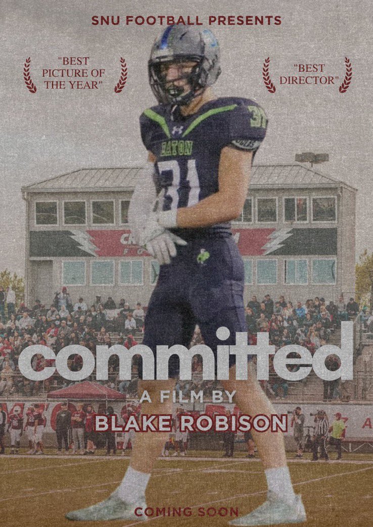 Blake Robison (@blake_robison18) on Twitter photo Blessed to announce that I am committed to <a href="/SNUFootball/">SNU Football</a>. Thank you to everyone who has supported me along the way. #BoltsUp ⚡️
<a href="/CoachHada/">Dustin Hada</a> <a href="/Coach_Indy/">Indy Siehndel</a> <a href="/emiller_ram93/">Ellis Miller</a> <a href="/FredScott28/">Coach Scott</a> Blessed to announce that I am committed to <a href="/SNUFootball/">SNU Football</a>. Thank you to everyone who has supported me along the way. #BoltsUp ⚡️
<a href="/CoachHada/">Dustin Hada</a> <a href="/Coach_Indy/">Indy Siehndel</a> <a href="/emiller_ram93/">Ellis Miller</a> <a href="/FredScott28/">Coach Scott</a>