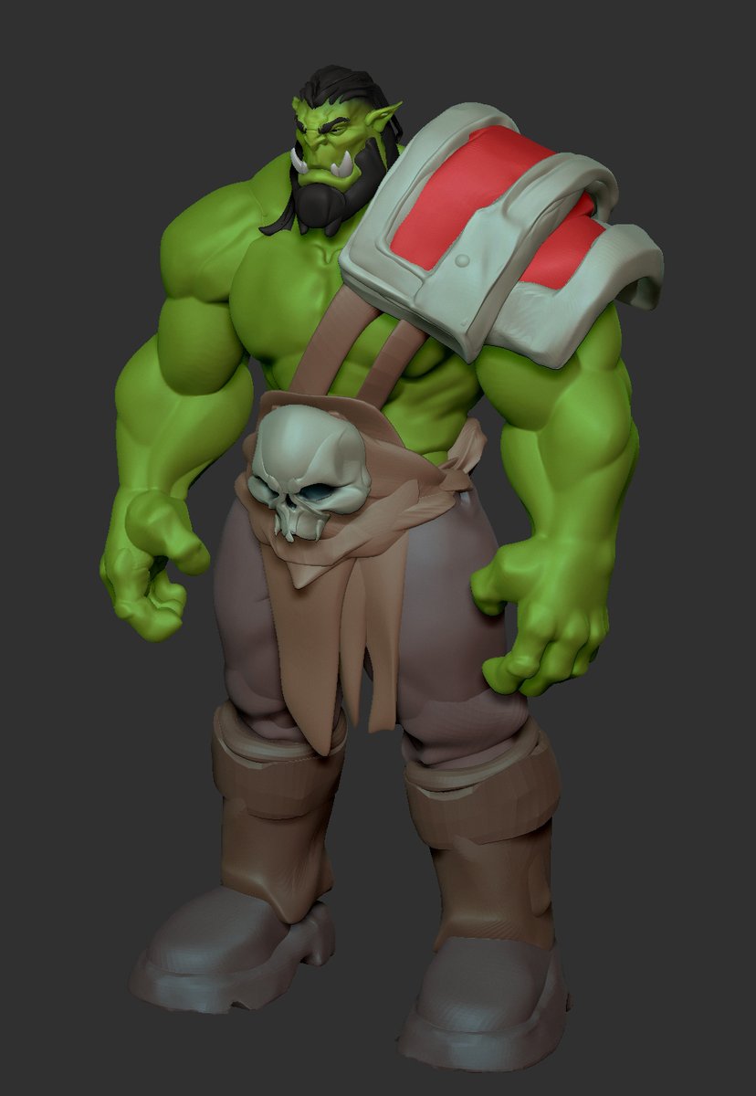 mcman700's tweet photo. orc wip https://t.co/O8CCTaaKIR