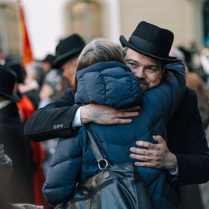 Und dann entdeckte ich an diesem emotionalen Tag plötzlich meine Mama im Publikum.