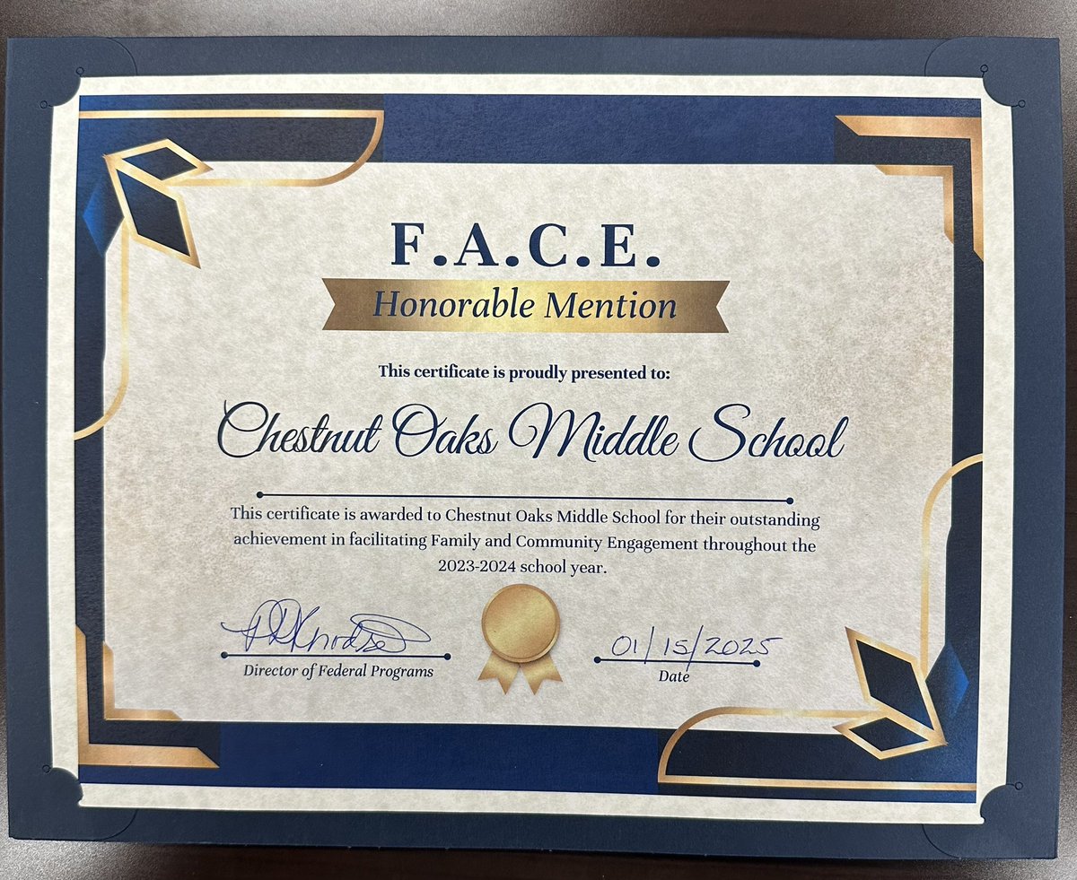ChestnutOaks_MS's tweet photo. Congratulations to Chestnut Oaks Middle School for their outstanding achievements as a Title 1 school! This recognition highlights their dedication to supporting all students and fostering academic success. Keep up the great work! #falconsfwd #allinforssd @SumterSCSchools https://t.co/whVZ6kG6ST