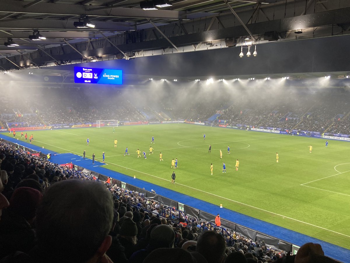 masterk78's tweet photo. Tonight’s game:
Leicester City 0 Crystal Palace 2
18/20 47/92
Anyone have a lead on Bournemouth or Ipswich tickets??
#groundhopping #92club https://t.co/VI8qBo7W4N