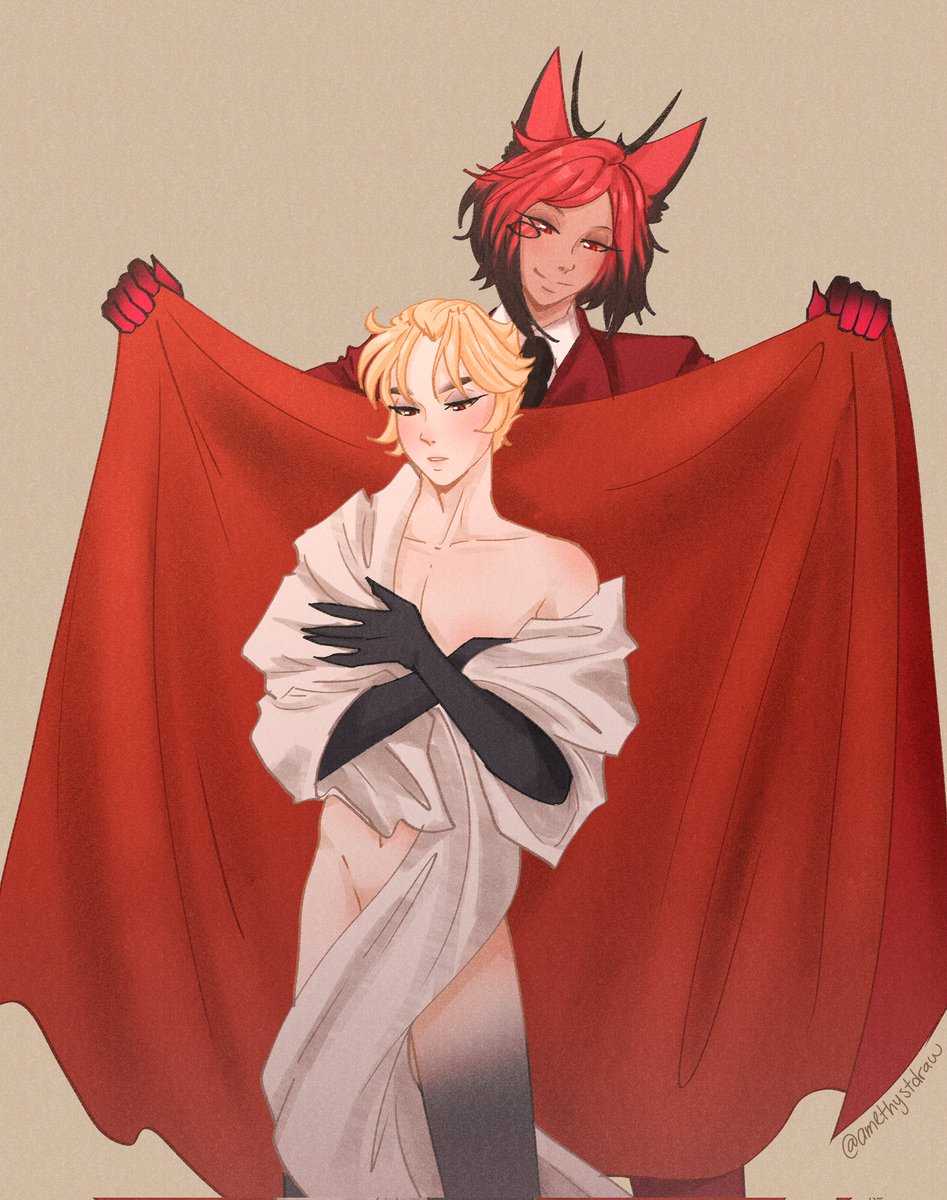 amethystdraw_'s tweet photo. Alastor always at the service of His Majesty, Lucifer Morningstar ✨️ #radioapple #alastor #LuciferHazbinHotel https://t.co/i9FbUxp4Wv