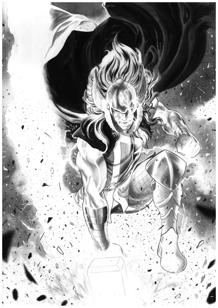 #thor #illustration from a while ago. #marvel #MarvelRivalsfanart <a href="/Marvel/">Marvel Entertainment</a> <a href="/MARVELSNAP/">MARVEL SNAP</a>